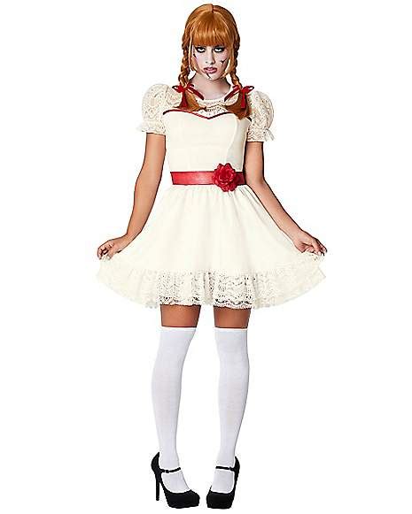 Haunted Doll Womens Annabelle Halloween Costume Ubicaciondepersonas