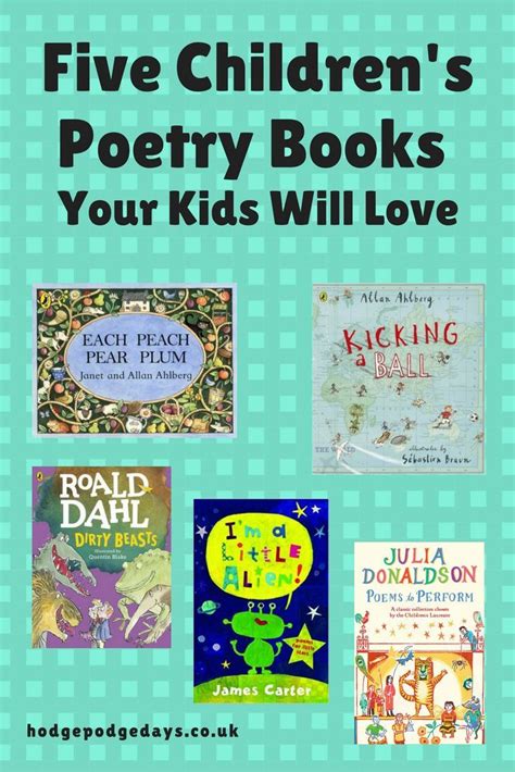 Childrens Books Five Childrens Poetry Books Childrens Poetry
