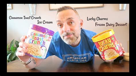Lucky Charms Frozen Dairy Dessert Cinnamon Toast Crunch Ice Cream