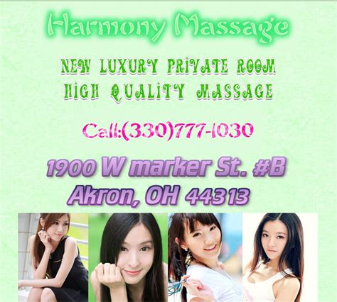 Harmony Massage Day Spas 1900 W Marker St Akron Oh Phone Number