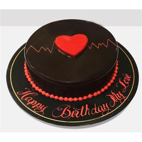If you are reluctant to show your love with her then a romantic birthday cake and a surprise party can. Send happy birthday my love romantic design chocolate cake ...