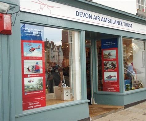 New Shop Signs For Devon Air Ambulance Trust