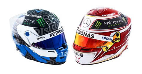 Mercedes Amg 12 Mini F1 Helmet Lewis Hamilton World Champion 2018