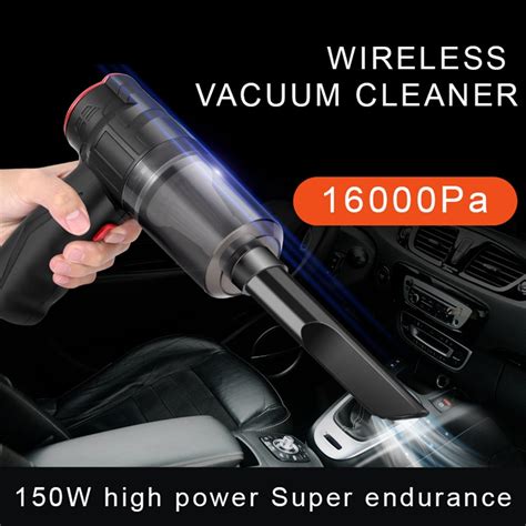 16000pa 150w Wireless Car Vacuum Cleaner Blowable Cordless 2 In 1