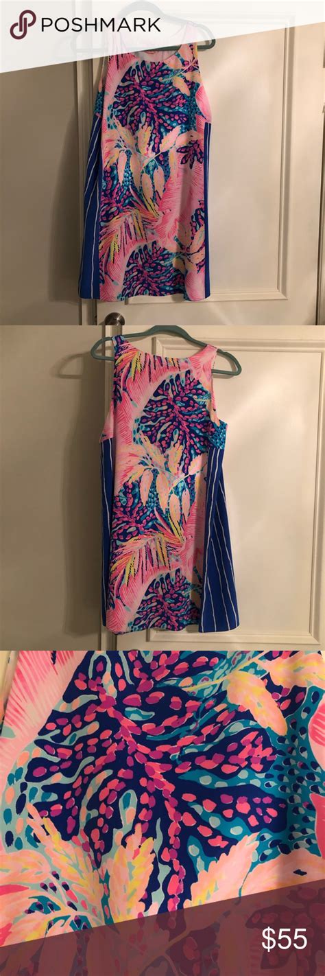 Eeeuc Lilly Pulitzer “off The Grid” Jackie Shift Lilly Pulitzer Silk
