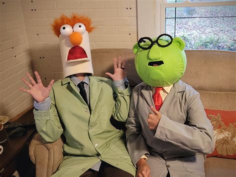 My Wife And I Dressed Up As Our Favorite Scientists Beaker And Dr