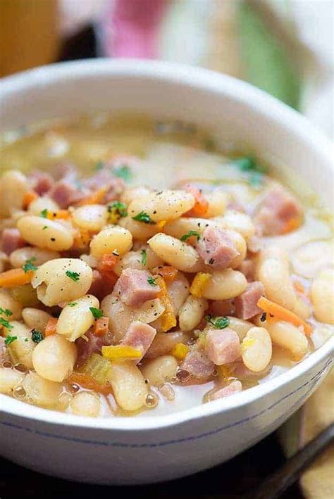 How To Cook Yummy Best White Bean And Ham Soup The Healthy Cake Recipes