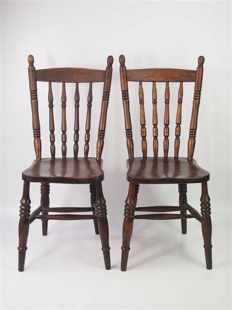 0 product products £0.00 (empty) your account. Pair Antique Victorian Kitchen Chairs