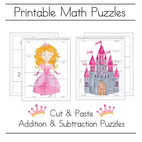 Preschool Number Puzzles For Numbers 1 To 10 Freebie Math Kids And