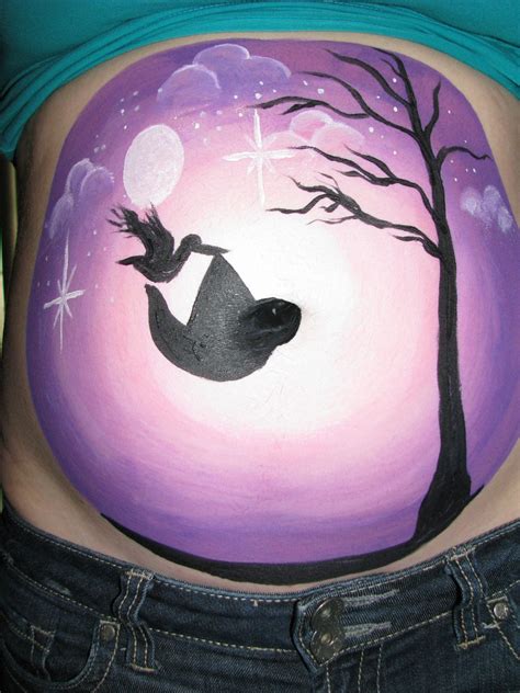 Belly Bump Painting By Shari Dowden Belly Art Pregnant Belly