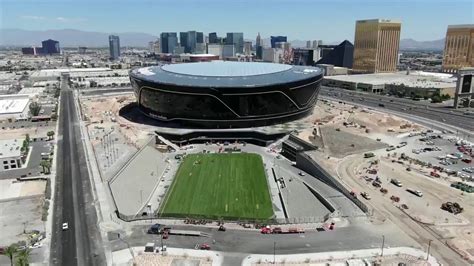 Allegiant stadium march 2020 3.jpg. Allegiant Stadium with Turf - YouTube