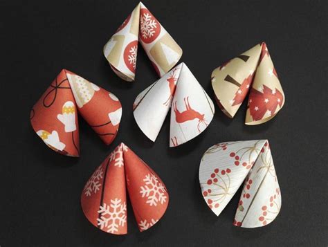 Origami Chinese Fortune Cookies Set Of 6 Each With A Different