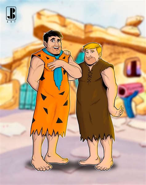Fred Flintstone And Barney Rubble By Jbarreralll On Deviantart