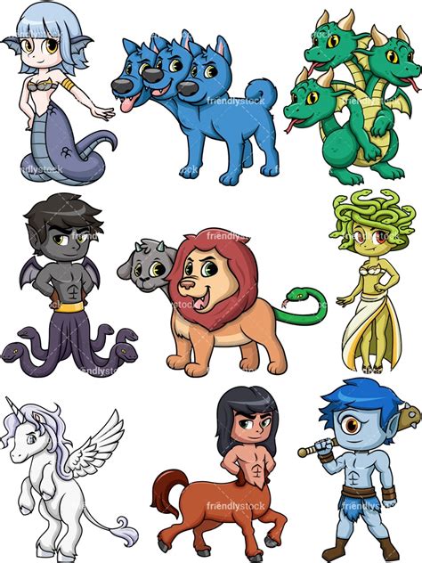 All the clipart images are copyrighted to the respective creators, designers and authors. Ancient Greek Mythical Creatures Cartoon Clipart ...