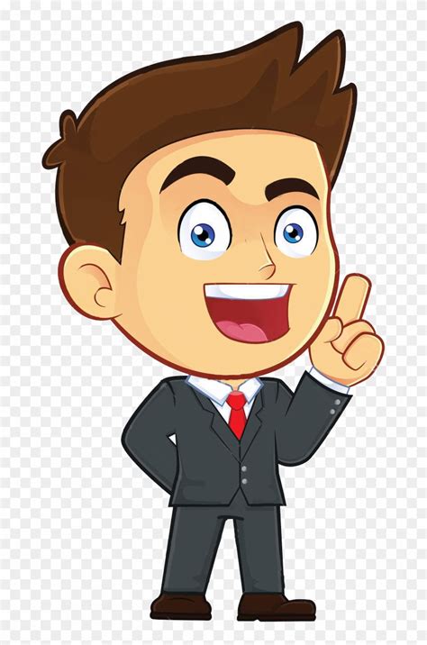 How Pocketfsa Works Cartoon Businessman Clipart Hd Png Download