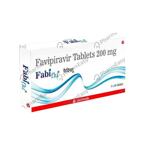 Favipiravir, sold under the brand name avigan among others, is an antiviral medication used to treat influenza in japan. Fabiflu 200mg Strip Of 34 Tablets - Uses, Side Effects ...