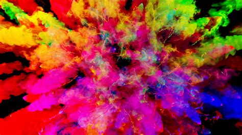 Free Photo Colorful Paint Explosion Painting Wet Watercolor Free
