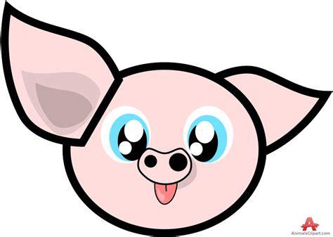Pig Face Cute Pig Clipart Face Free Design Download Wikiclipart