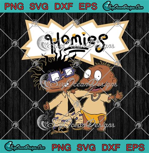 Homies Rugrats Svg Chuckie Finster And Tommy Pickles Svg Matching