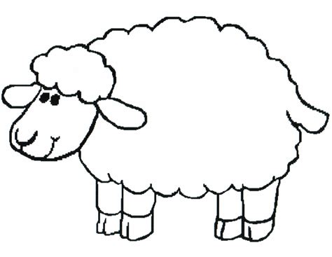Lamb Coloring Pages