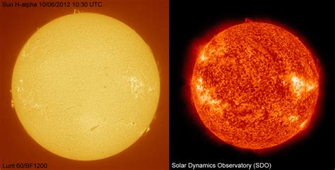 Sun In H Alpha 10 06 2012 Compared With Sdo Data Astro Photo