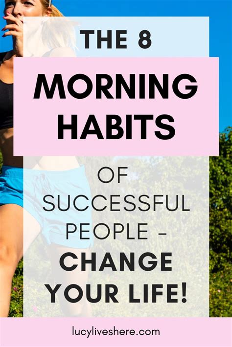 The Morning Habits Of Successful People Habits Of Successful People