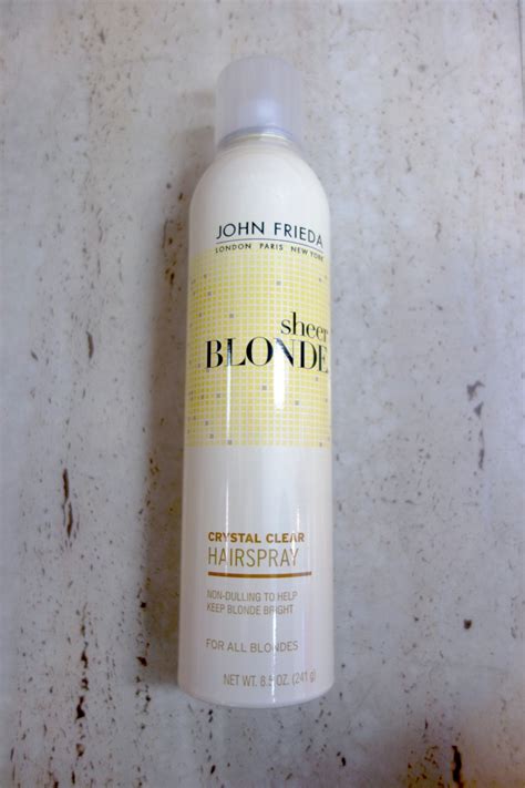 John Frieda Sheer Blonde Crystal Clear Hair Spray Hsm