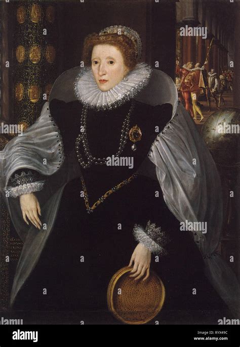 Metsys Elizabeth I The Sieve Portrait C1583 Stock Photo Alamy