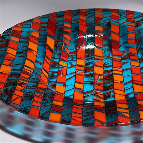 Varda Avnisan Artist Profile Artful Home Kiln Glass Glass Fusing Projects Fused Glass Plates