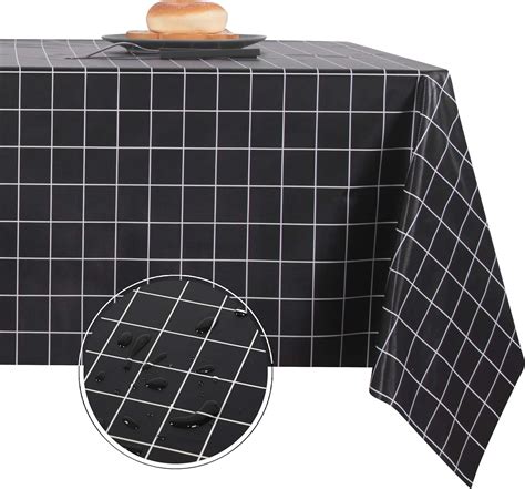Obstal 100 Waterproof Pvc Table Cloth Oil Proof Spill