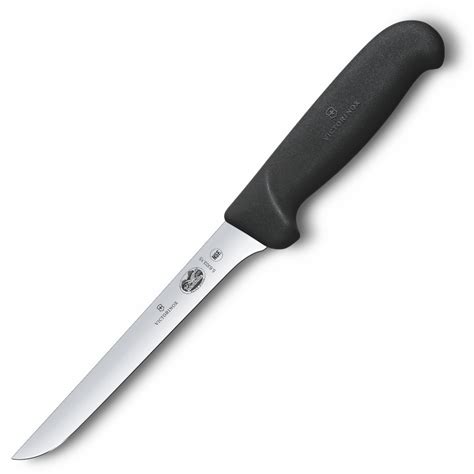new victorinox black fibrox 15cm narrow boning curved butcher knife 5 6603 15