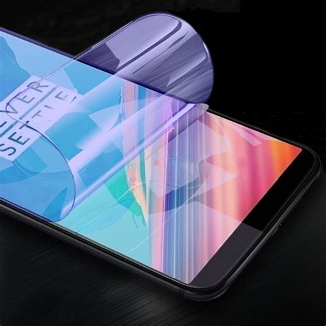 soft tpu full cover screen protector for oneplus 6 6t 5 5t 3 3t nano hydrogel protective film