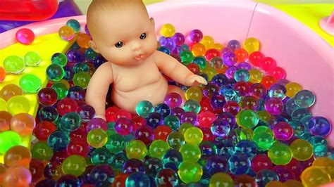 Orbeez Baby Doll Bath Toys And Play Shower Youtube