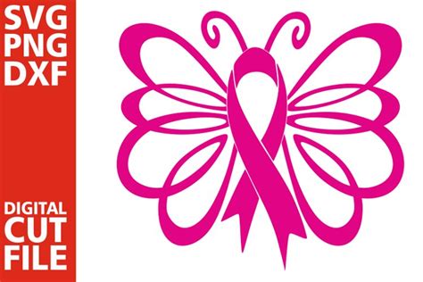 Butterfly svg, Breast cancer,Pink ribbon, Swirly Butterfly