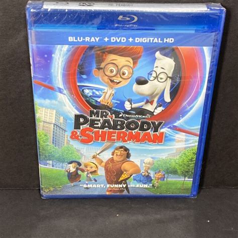 Mr Peabody Sherman Blu Raydvd 2014 2 Disc Set Includes Digital Copy Ultraviolet For Sale