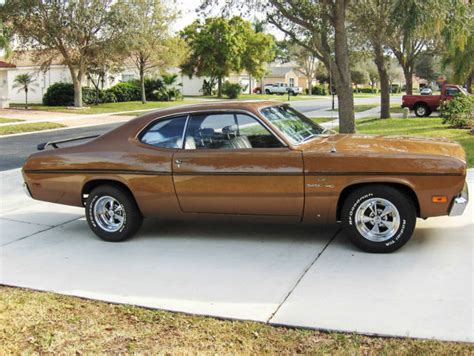 Plymouth Duster Coupe 1970 Burnt Tan Metallic Ft6 For Sale