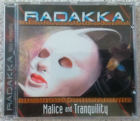 Radakka Malice And Tranquility Cd Photo Metal Kingdom