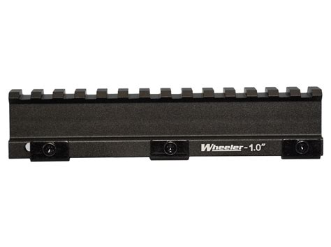 Wheeler Delta Series Ar 15 Picatinny Rail Riser 1 Aluminum Black