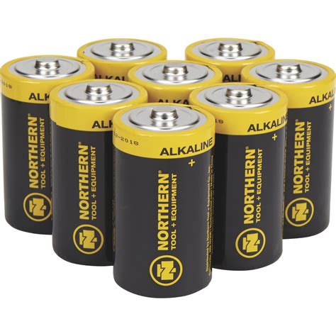 Northern Tool + Equipment D Alkaline Batteries — 8-Pk. | Northern Tool