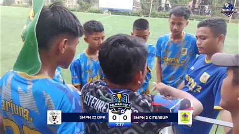 Smpn 22 Depok Vs Smpn 2 Citeureup B Salman Cup I Turnamen Futsal 2022