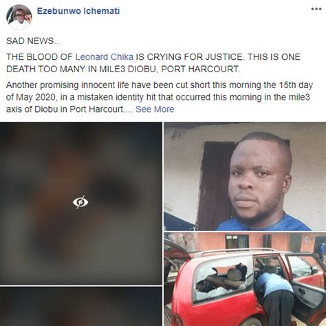 Man Shot Dead In Front Of His Girlfriend In Rivers Graphic Photo Celebrities Nigeria