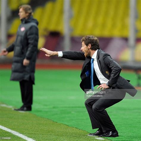 Fc Portos Head Coach Andre Villas Boas Reacts As His Spartak News