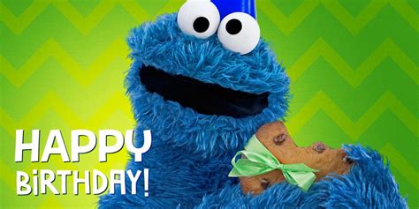 Cookie Monster Happy Birthday
