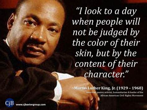 Martin Luther King Jr Quotes Content Of His Character Dena Morena