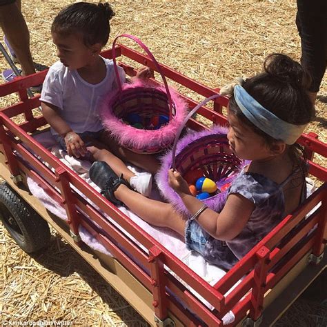 Kim Kardashian Shares Pictures Of Daughter North West On Easter Egg