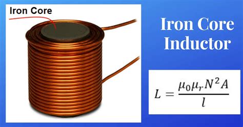 Iron Core Inductor Construction Formula Working And Applications