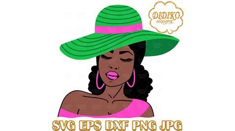 Fashion Black Woman Svg 2 Sorority Svg Black And Educated Svg Afro