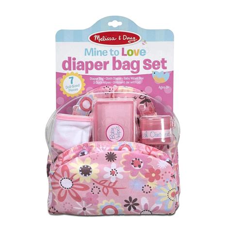 melissa and doug mine to love diaper bag set