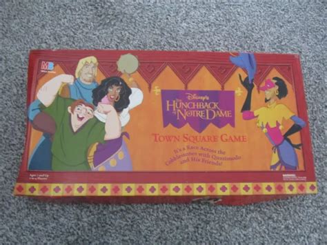 Disneys The Hunchback Of Notre Dame Town Square Board Game Mb 1995 Complete 8 89 Picclick