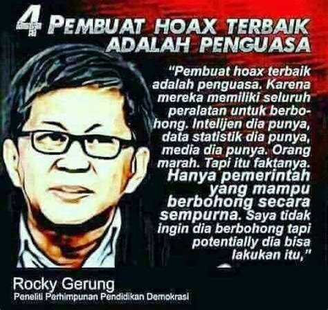 Mempertanyakan Akal Sehat Rocky Gerung : “Penguasa Adalah ...